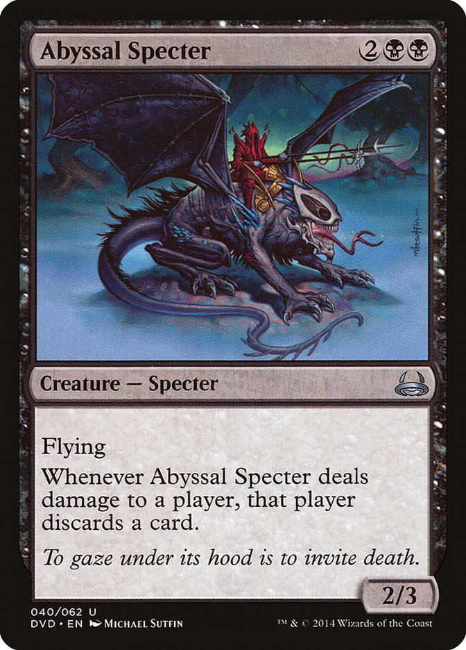 Abyssal Specter (Divine vs. Demonic) [Duel Decks Anthology] | Cracking-Singles