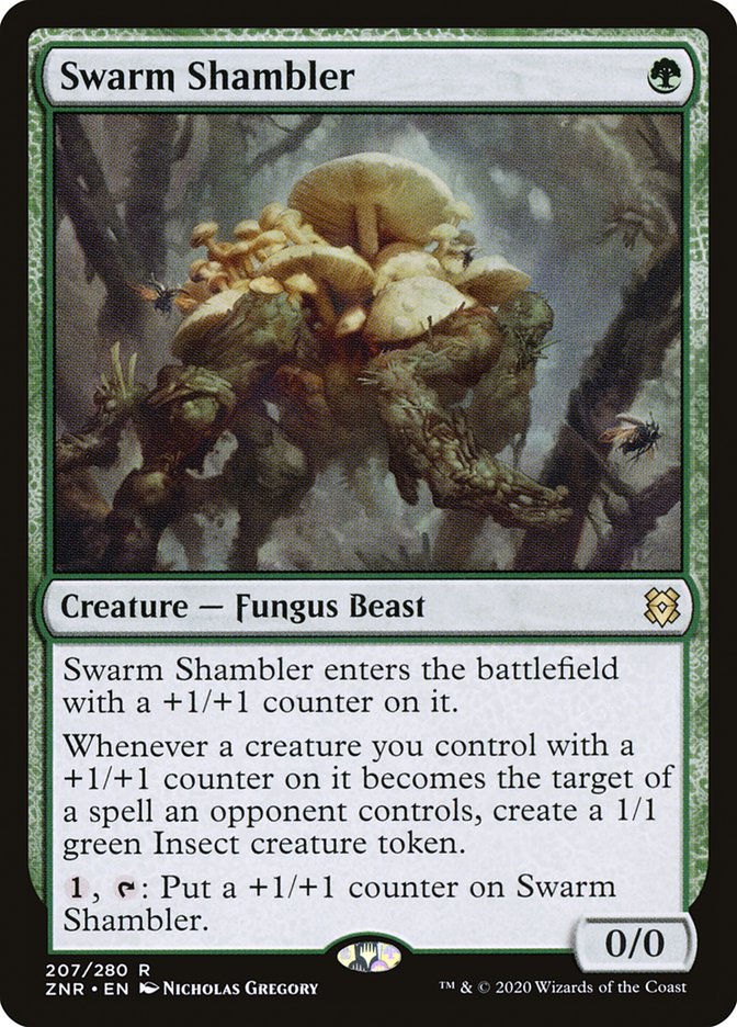 Swarm Shambler [Zendikar Rising] | Cracking-Singles