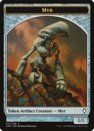 Myr Token [Commander Anthology Volume II Tokens] | Cracking-Singles