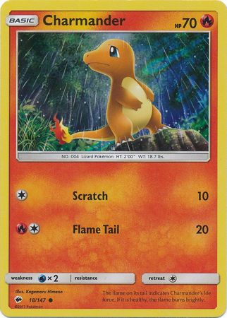 Charmander (18/147) (Premium Collection Promo) [Sun & Moon: Burning Shadows] | Cracking-Singles