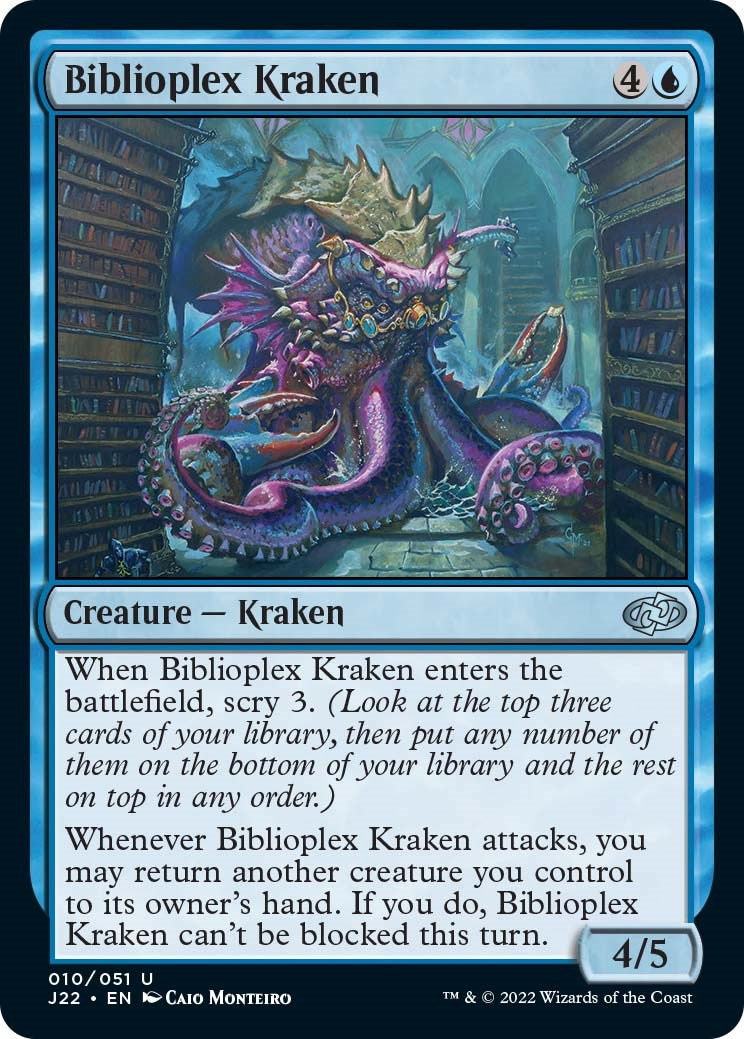 Biblioplex Kraken [Jumpstart 2022] | Cracking-Singles