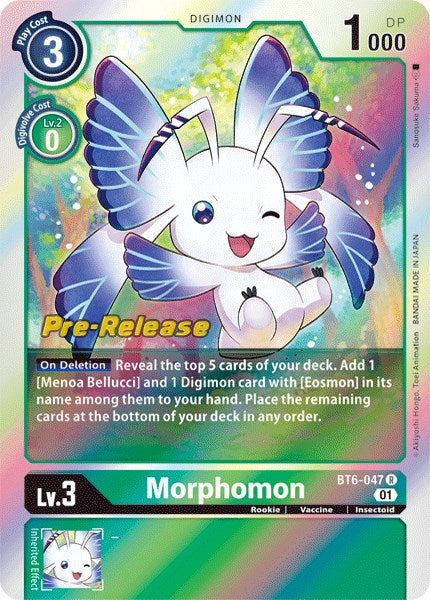 Morphomon [BT6-047] [Double Diamond Pre-Release Cards] | Cracking-Singles