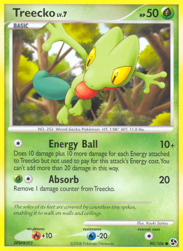 Treecko (90/106) [Diamond & Pearl: Great Encounters] | Cracking-Singles