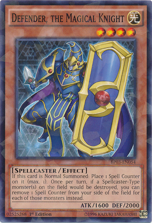 Defender, The Magical Knight [BP03-EN054] Shatterfoil Rare | Cracking-Singles