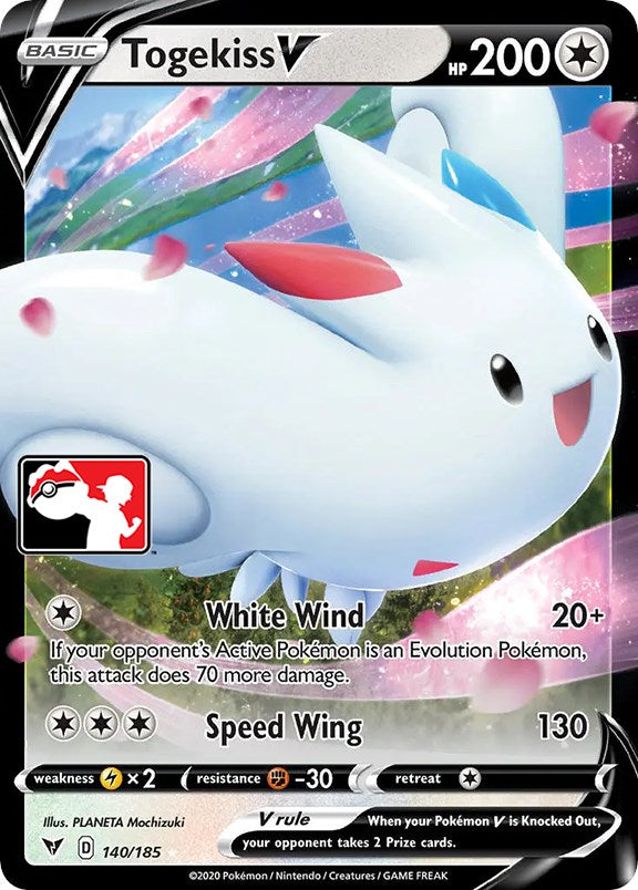 Togekiss V (140/185) [Prize Pack Series One] | Cracking-Singles