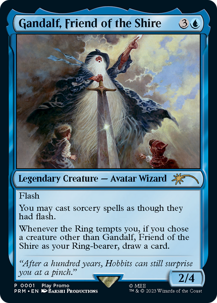 Gandalf, Friend of the Shire [Wizards Play Network 2023] | Cracking-Singles