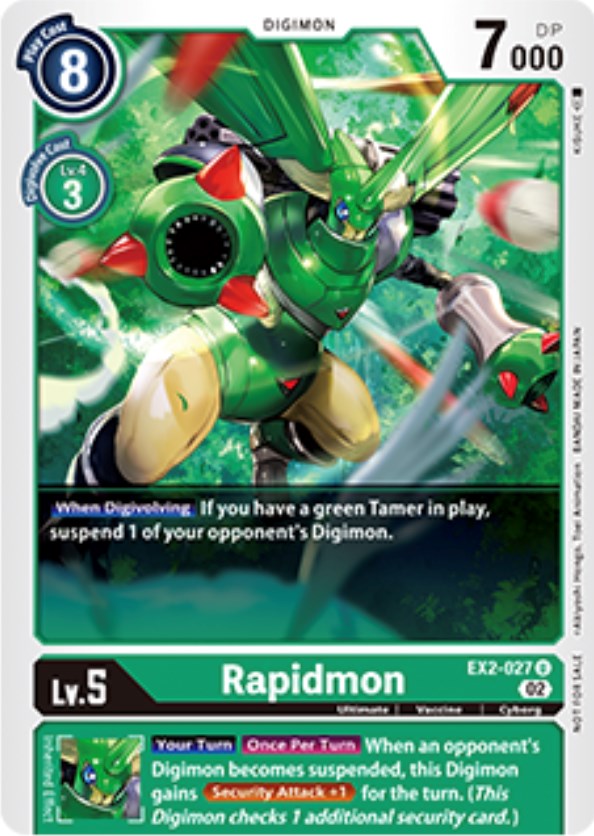 Rapidmon [EX2-027] (Tamer Party Vol. 6 Promo) [Digital Hazard Promos] | Cracking-Singles