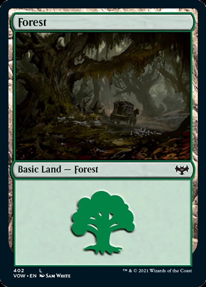 Forest (402) [Innistrad: Crimson Vow] | Cracking-Singles