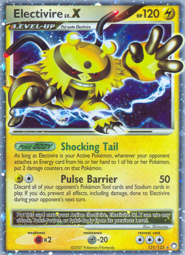 Electivire LV.X (121/123) [Diamond & Pearl: Mysterious Treasures] | Cracking-Singles