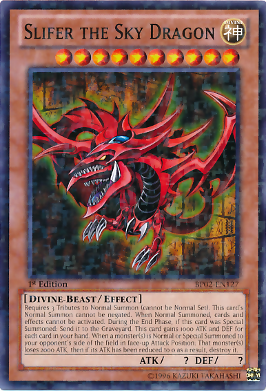 Slifer the Sky Dragon [BP02-EN127] Mosaic Rare | Cracking-Singles