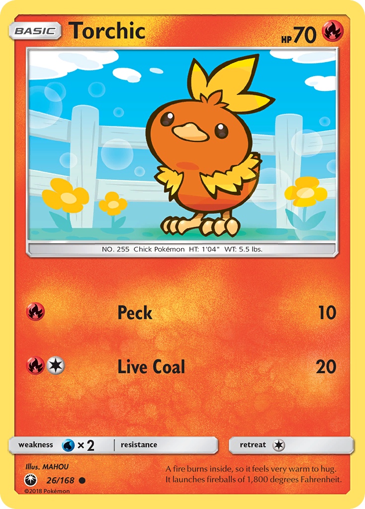 Torchic (26/168) [Sun & Moon: Celestial Storm] | Cracking-Singles