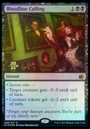 Bloodline Culling [Innistrad: Midnight Hunt Prerelease Promos] | Cracking-Singles