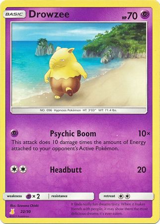 Drowzee (22/30) [Sun & Moon: Trainer Kit - Alolan Raichu] | Cracking-Singles