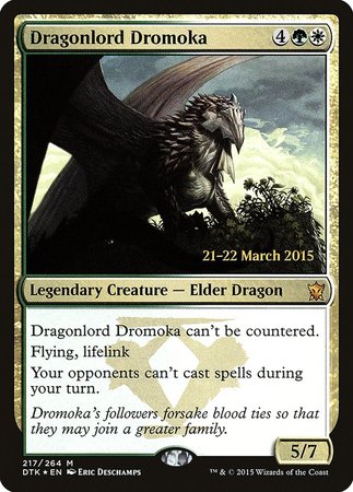 Dragonlord Dromoka [Dragons of Tarkir Promos] | Cracking-Singles