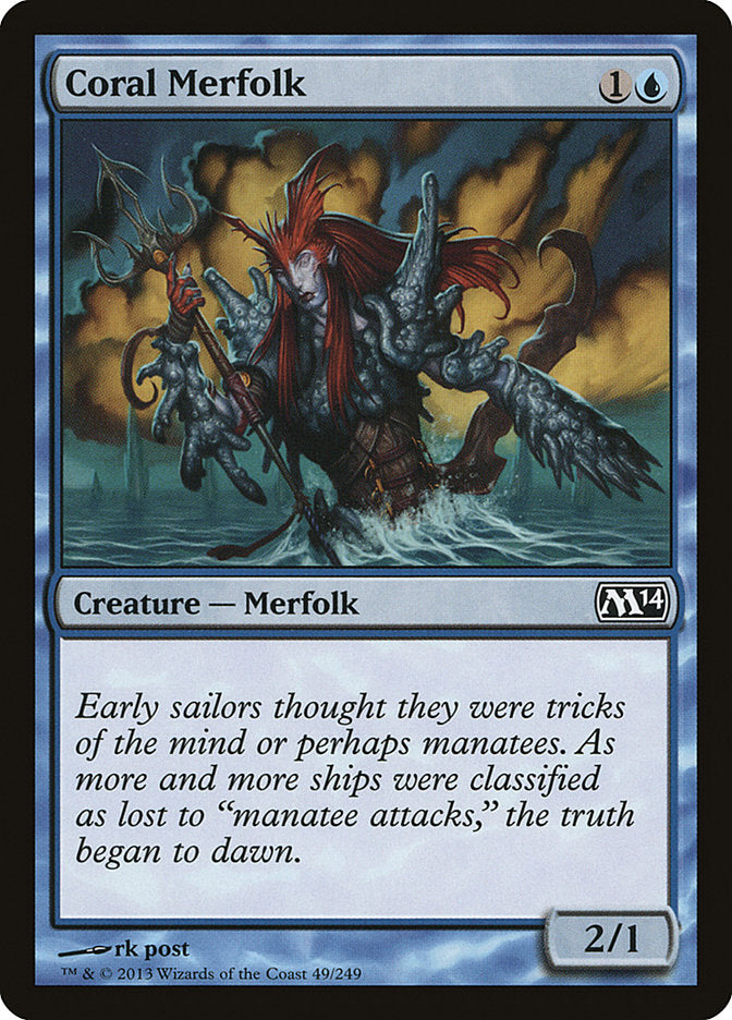 Coral Merfolk [Magic 2014] | Cracking-Singles