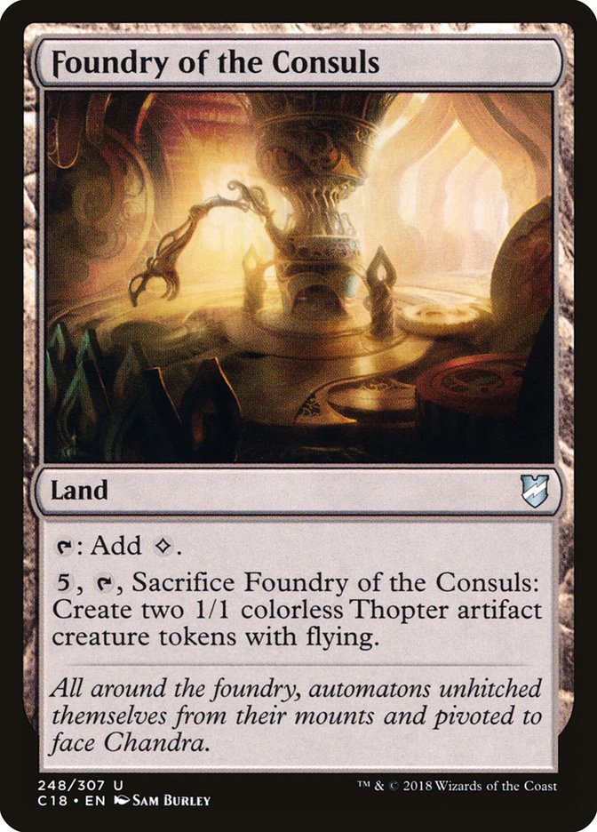 Foundry of the Consuls [Commander 2018] | Cracking-Singles