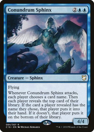 Conundrum Sphinx [Commander 2018] | Cracking-Singles