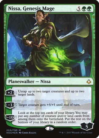 Nissa, Genesis Mage [Hour of Devastation] | Cracking-Singles