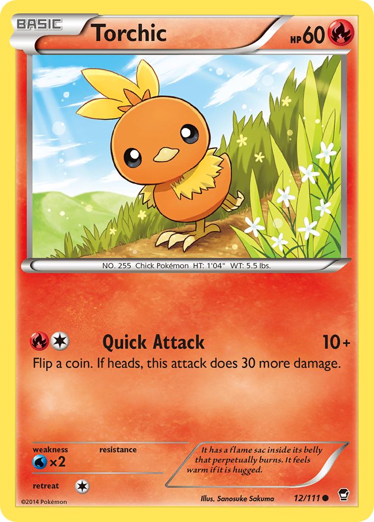 Torchic (12/111) [XY: Furious Fists] | Cracking-Singles