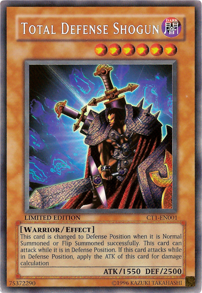 Total Defense Shogun [CT1-EN001] Secret Rare | Cracking-Singles