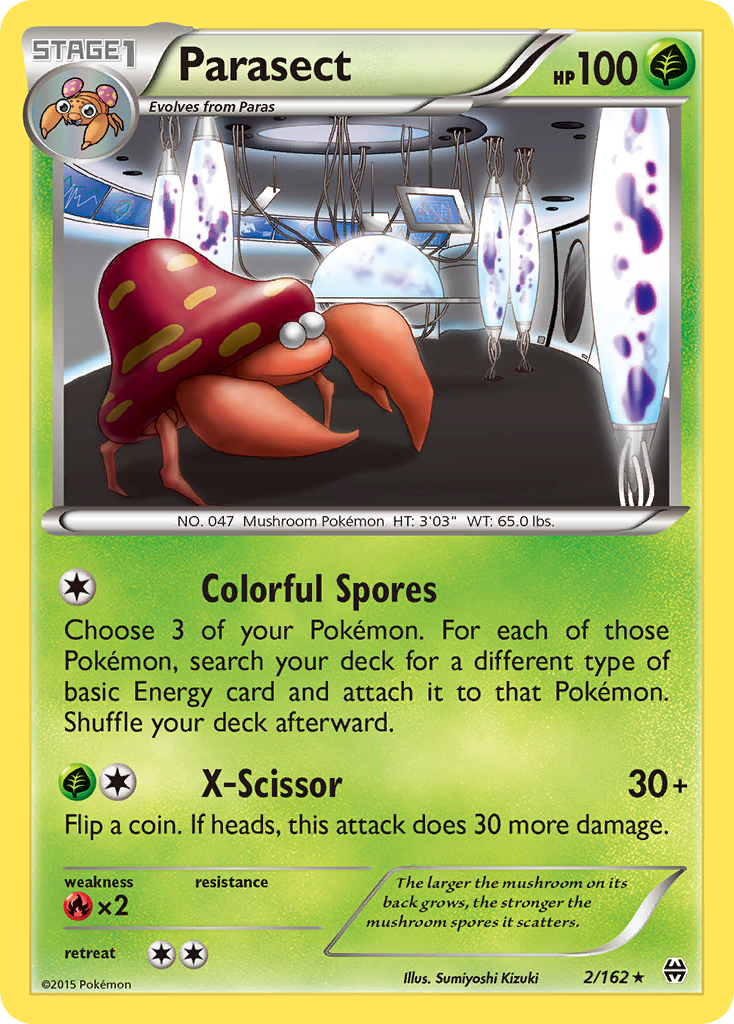 Parasect (2/162) [XY: BREAKthrough] | Cracking-Singles