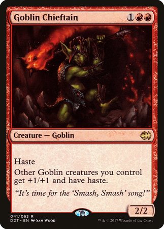 Goblin Chieftain [Duel Decks: Merfolk vs. Goblins] | Cracking-Singles