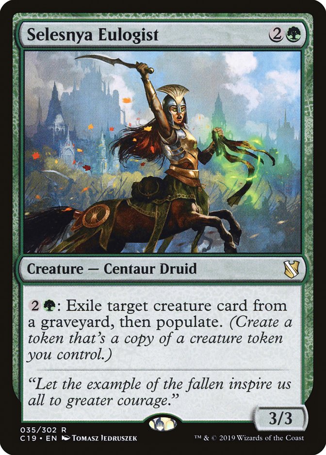 Selesnya Eulogist [Commander 2019] | Cracking-Singles