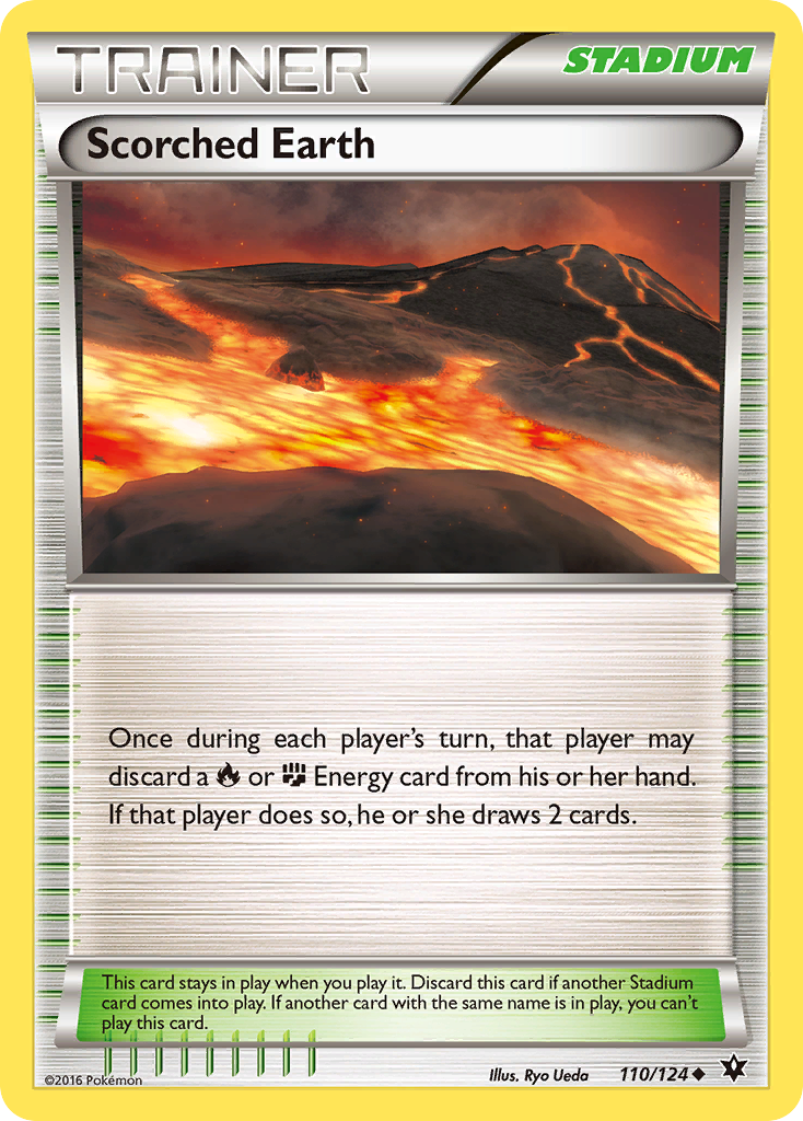 Scorched Earth (110/124) [XY: Fates Collide] | Cracking-Singles