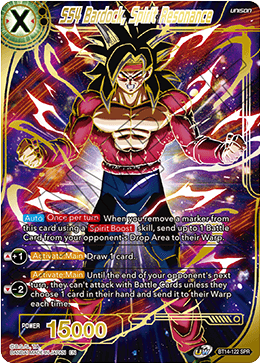 SS4 Bardock, Spirit Resonance (SPR) (BT14-122) [Cross Spirits] | Cracking-Singles