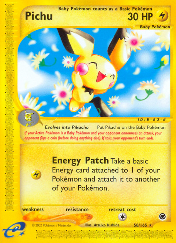 Pichu (58/165) [Expedition: Base Set] | Cracking-Singles