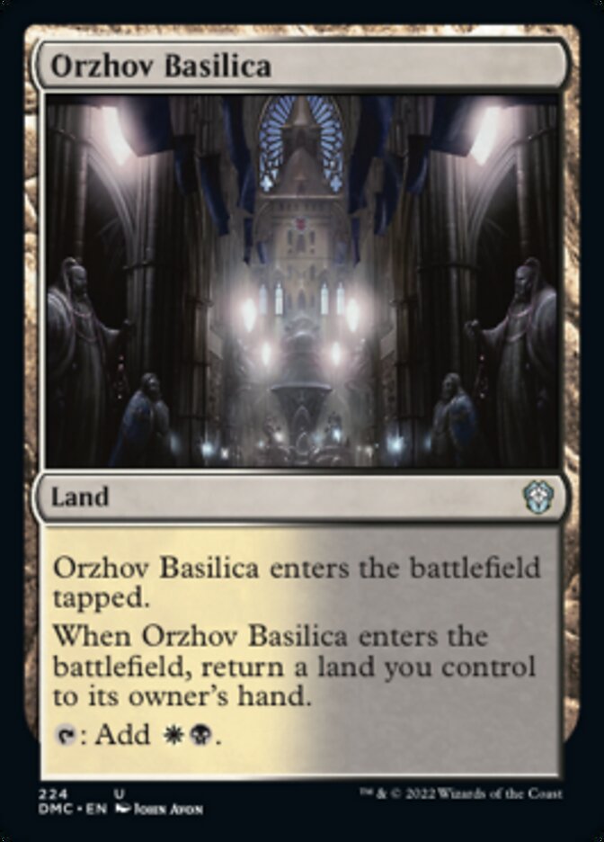 Orzhov Basilica [Dominaria United Commander] | Cracking-Singles