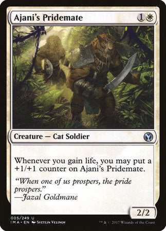 Ajani's Pridemate [Iconic Masters] | Cracking-Singles