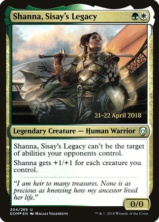 Shanna, Sisay's Legacy [Dominaria Promos] | Cracking-Singles