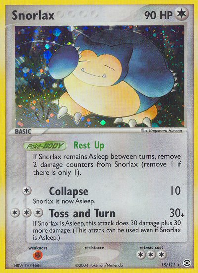 Snorlax (15/112) [EX: FireRed & LeafGreen] | Cracking-Singles