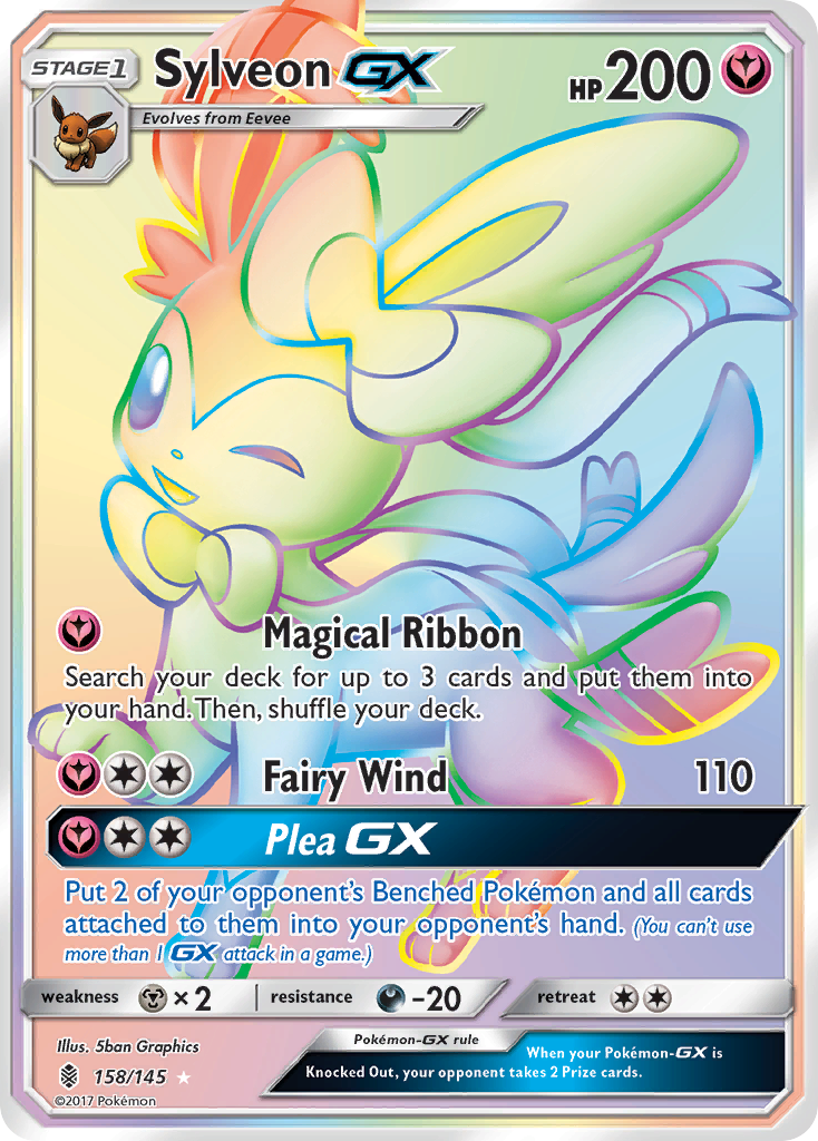 Sylveon GX (158/145) [Sun & Moon: Guardians Rising] | Cracking-Singles