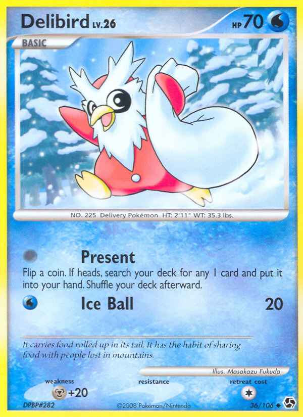 Delibird (36/106) [Diamond & Pearl: Great Encounters] | Cracking-Singles