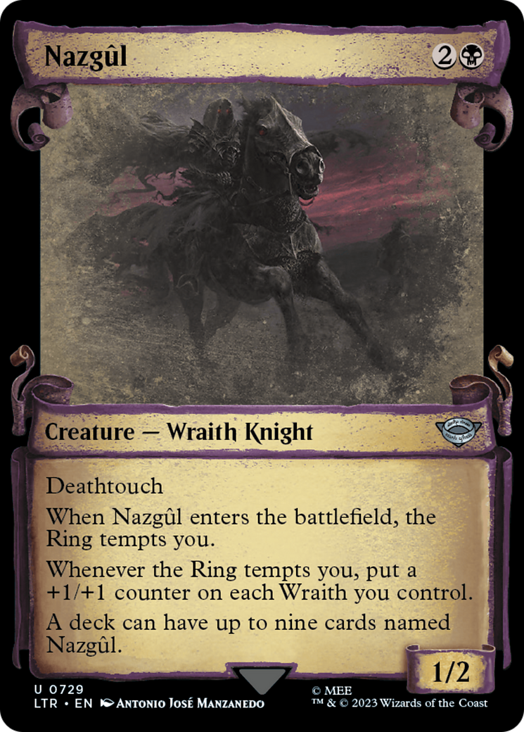 Nazgul (0729) [The Lord of the Rings: Tales of Middle-Earth Showcase Scrolls] | Cracking-Singles