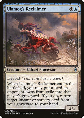 Ulamog's Reclaimer [Battle for Zendikar] | Cracking-Singles