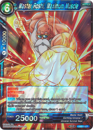 Master Roshi, Maximum Muscle [DB2-034] | Cracking-Singles