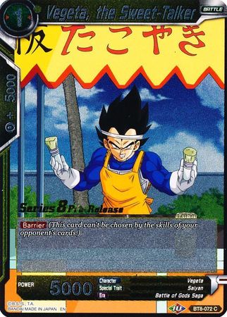 Vegeta, the Sweet-Talker [BT8-072_PR] | Cracking-Singles