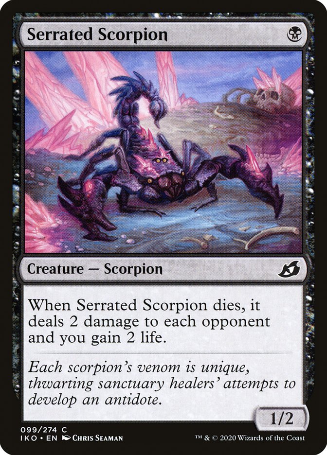 Serrated Scorpion [Ikoria: Lair of Behemoths] | Cracking-Singles