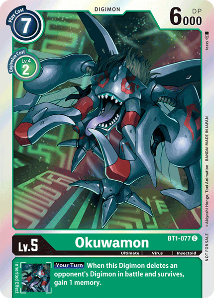 Okuwamon [BT1-077] (Event Pack) [Release Special Booster Ver.1.0 Promos] | Cracking-Singles