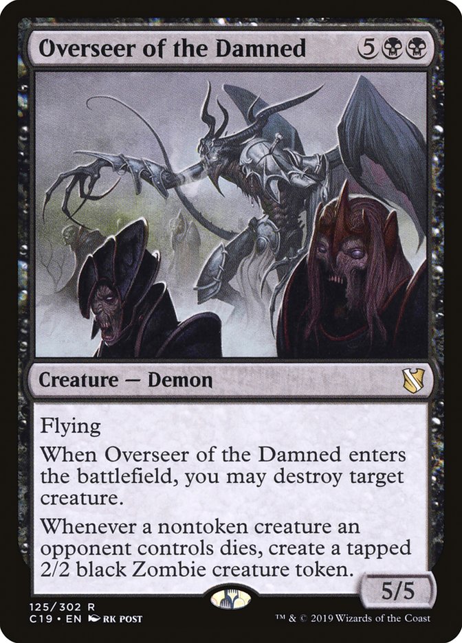 Overseer of the Damned [Commander 2019] | Cracking-Singles