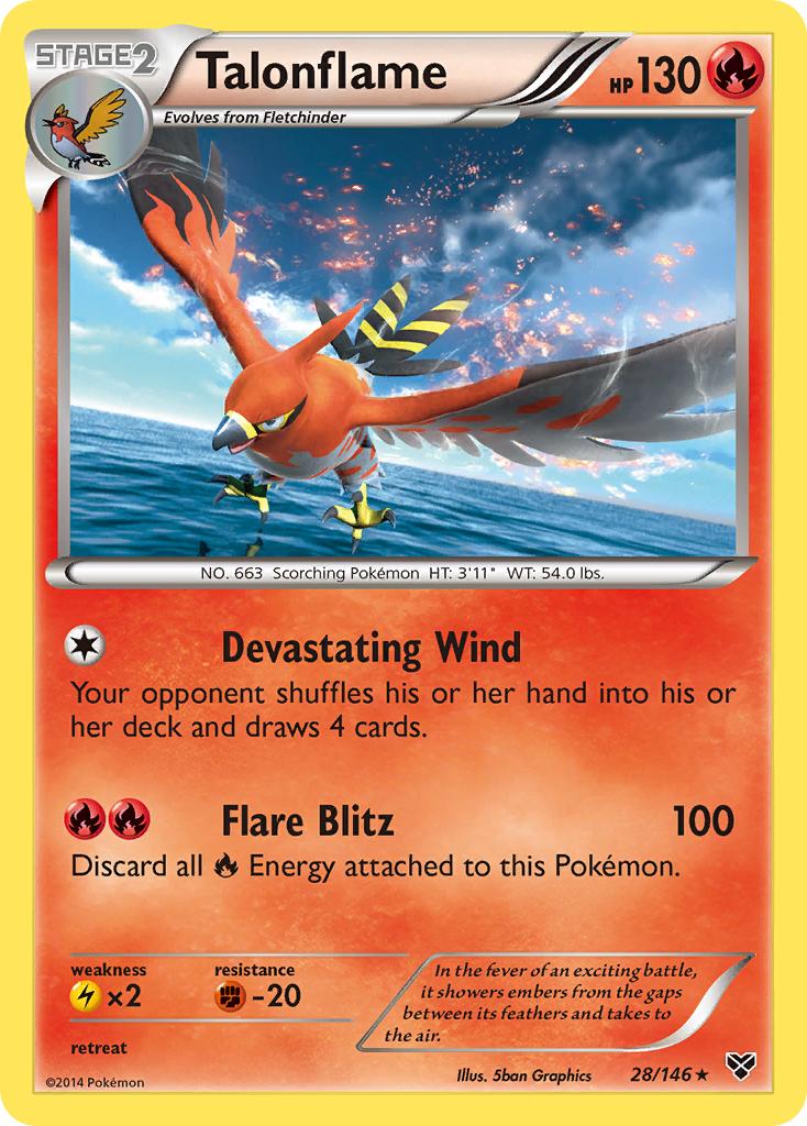 Talonflame (28/146) [XY: Base Set] | Cracking-Singles