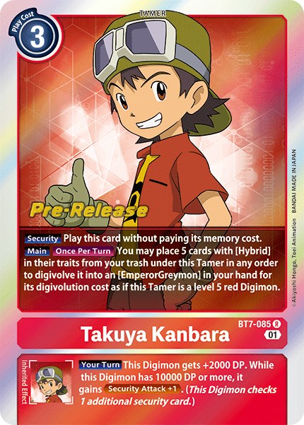 Takuya Kanbara [BT7-085] [Next Adventure Pre-Release Cards] | Cracking-Singles