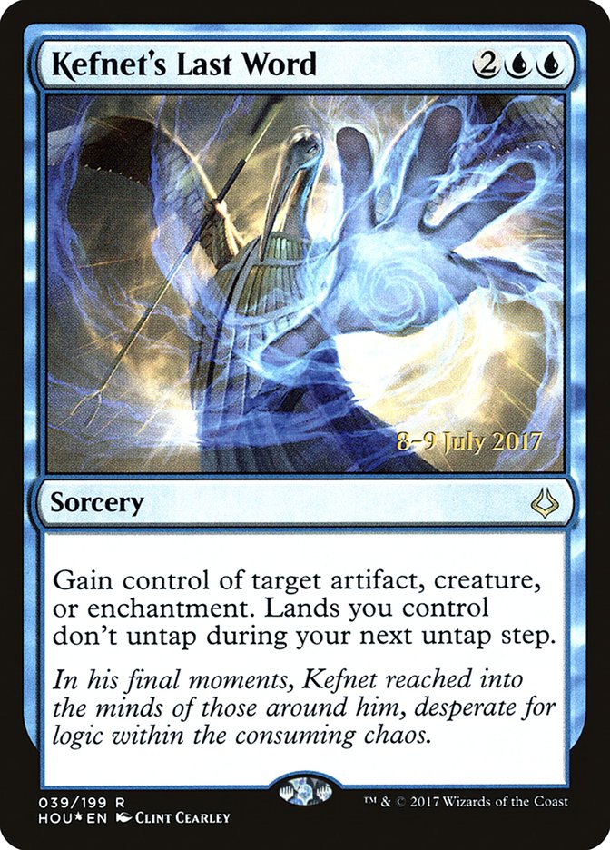 Kefnet's Last Word  [Hour of Devastation Prerelease Promos] | Cracking-Singles