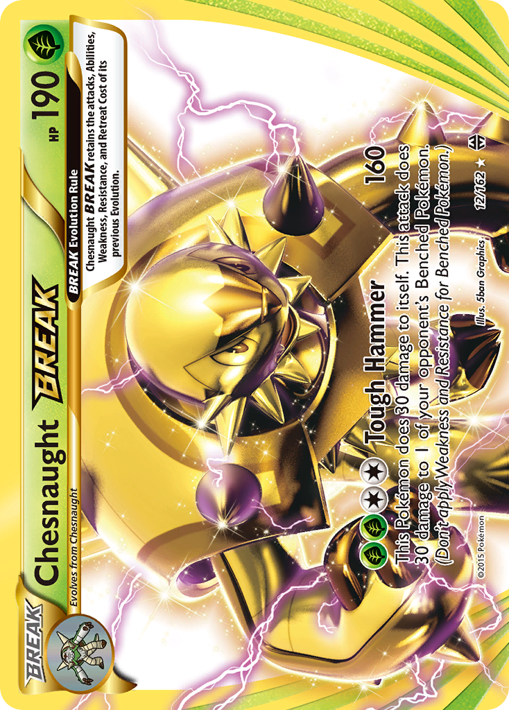 Chesnaught BREAK (12/162) [XY: BREAKthrough] | Cracking-Singles