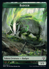 Soldier // Badger Double-sided Token [Dominaria United Tokens] | Cracking-Singles