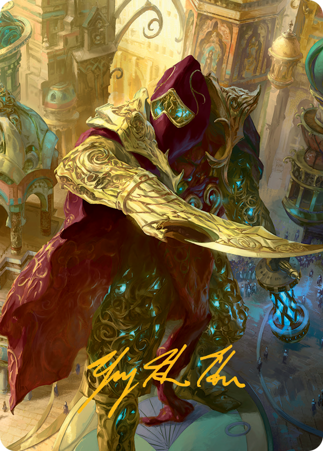 Baral, Chief of Compliance Art Card (Gold-Stamped Signature) [March of the Machine Art Series] | Cracking-Singles