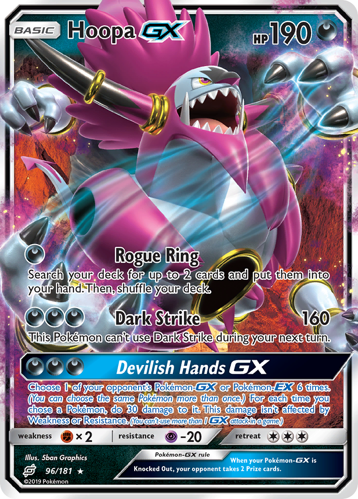 Hoopa GX (96/181) [Sun & Moon: Team Up] | Cracking-Singles